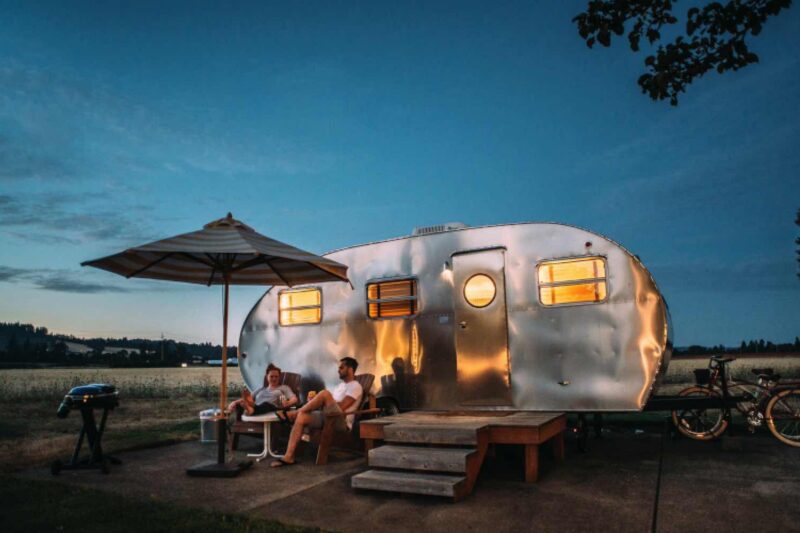 Camping als Leidenschaft für Männer