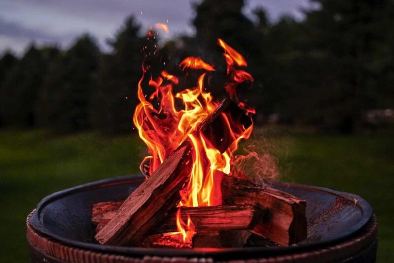 Feuer im Garten