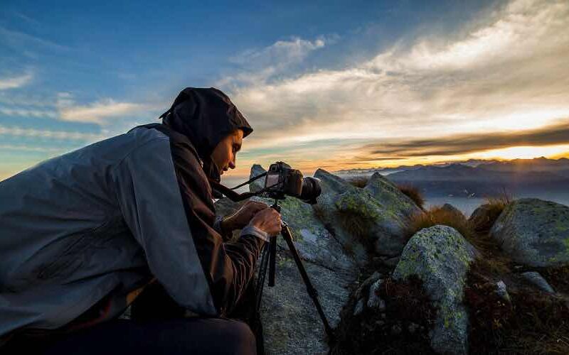 Fotografieren ist des Mannes liebste Lust