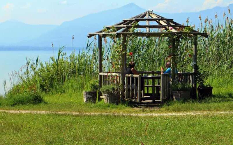 Stabiler Garten-Pavillon selbst gebaut