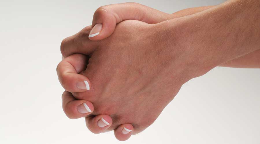 Nagellack Mann