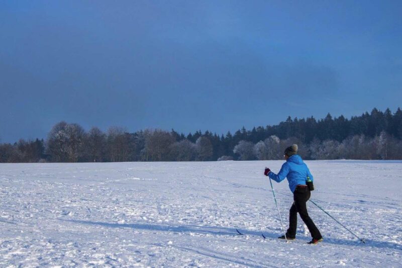 Skilaufen im Winter