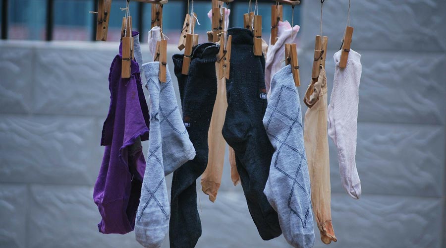 Socken Paarweise